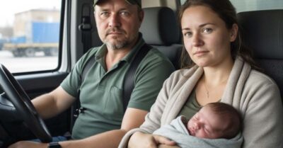 Дальнобойщик, заметив в ночи одинокую фигуру, притормозил у обочины. Он ещё не знал, что прячет в своих объятиях эта женщина и как ей удалось оказаться здесь, на пустынной трассе.