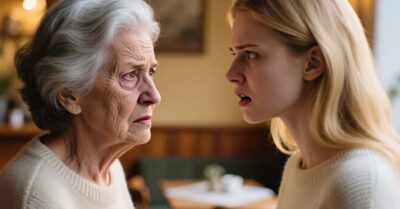 — Ты, вертихвостка, обязана отстать от моего сыночка! Я ни за что не позволю ему на тебе жениться! Если ты от него не отстанешь, я тебя лично