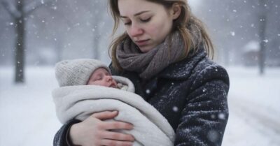 «Испортила фигуру, шагай вон» — муженёк прогнал меня с грудничком в метелицу. Через год он, бедствующий, приковылял просить у меня подачку