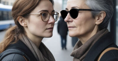 Меня МУЖ ОСТАВИЛ ОДНУ на остановке — и неожиданно незрячая женщина шепнула: «ПРИТВОРИСЬ МОЕЙ ВНУЧКОЙ»…