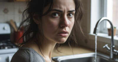 Лидия была дома одна, когда хлынул кран. Побежала за подмогой к соседу, оказалось не случайно