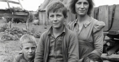 Он был главным мужчиной в доме и нёс домой сметану — символ своей победы над голодом и отчаянием. Он упал. Горшочек разбился. И в этом звонком звуке разбилось всё, кроме одного — любви, которая впервые за долгое время обняла его без остатка