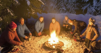 Это случилось в 1998 году. До сих пор участники событий не понимают, как такое могло произойти.  Они решили встретить Новый год в зимнем лесу…