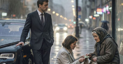 Она смотрела с сожалением на ту женщину на остановке и решила пожалеть эту «неудачницу». Но жалость сменилась изумлением, когда та села в машину, дверь которой открыл шофёр