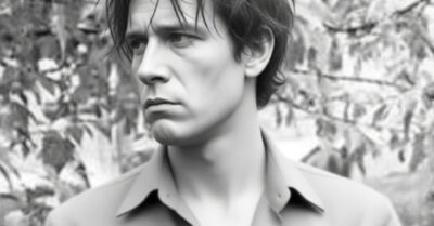 Август 1941-го пахнет гарью и полынью. Оказавшись в плену, политрук смотрит в объектив вражеского фотоаппарата спокойным и ясным взглядом. Его последняя мысль — о семье, а его образ, запечатлённый на плёнку