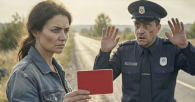 Инспектор с презрением разорвал мои права прямо на трассе. В ответ я молча достала и показала ему своё удостоверение. Он побледнел: перед ним был сотрудник Управления собственной безопасности