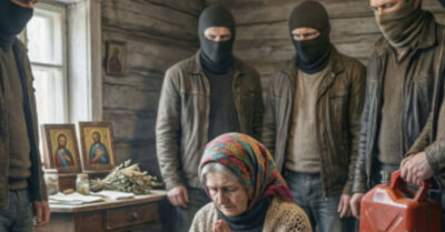 Они глумились над беззащитной старухой, считая её легкой добычей. Но из сгустившейся тьмы вырвалось низкое, звериное рычание — такое, от которого кровушка леденеет в жилах, а смех застывает на губах