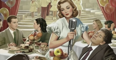 Весь вечер на своём юбилее мэр откровенно издевался над официанткой и громко смеялся. Но затем очередь дошла до неё: она взяла микрофон, и у него от волнения выпал бокал