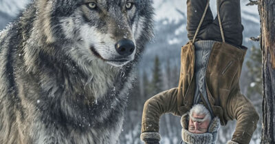 Браконьеры повесили деда вверх тормашками и ушли, но не учли одну мелочь: в этом лесу главная хищница — не волчица, а сама тайга, и она выбрала себе напарника
