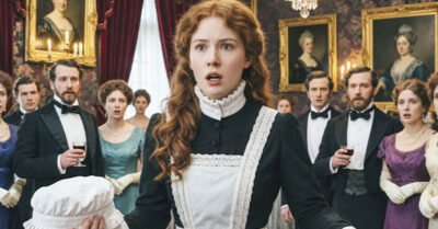 Страшась её деревенского говора, он приказал супруге притвориться немой официанткой во время его торжественного банкета