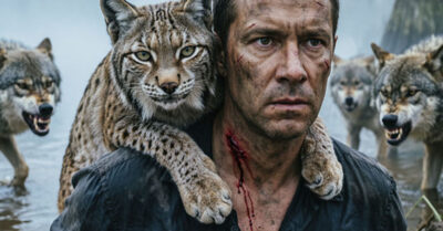 Он спас рысь, вытащив её прямо из пасти волка. А ровно через год она пришла — гордая и положила к его ногам своё потомство