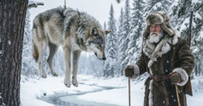 Лесник спас попавшую в беду беременную волчицу. Год спустя она отблагодарила его таким образом, чего не купить ни за какие богатства мира