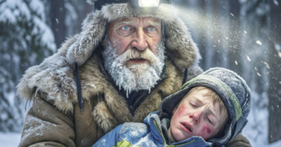 Бродя ночью по лесу, старик наткнулся на едва живого от холода мальчишку и даже подумать не мог