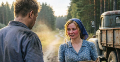 Он ненавидел её всем сердцем ещё со школы. Спустя 10 лет судьба снова бросила их в одну кабину старого грузовика посреди глухой лесной дороги. Но лишь когда учительница вышла, он понял: она случайно открыла ему глаза на то, чего он не замечал годами и теперь ему придется мчать домой, чтобы не потерять всё