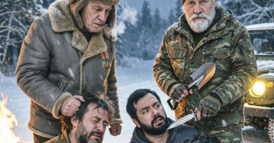 Наглые парни с Кавказа на дорогом джипе решили проучить двух пожилых людей, давая понять, что они главные на асфальте. Вот только старички оказались не теми, кем казались